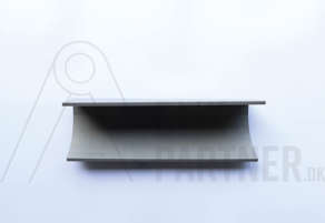 Ekspansionskappe, 1/4 rund, 400, Zink, VM Quartz, 0,70x550